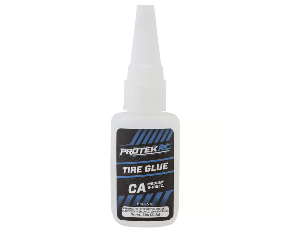 ProTek RC CA Tire Glue w/Glue Tip (Medium) (0.75oz)